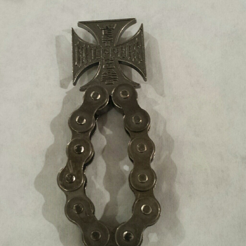 West coast choppers heavy bottle opener boot clip